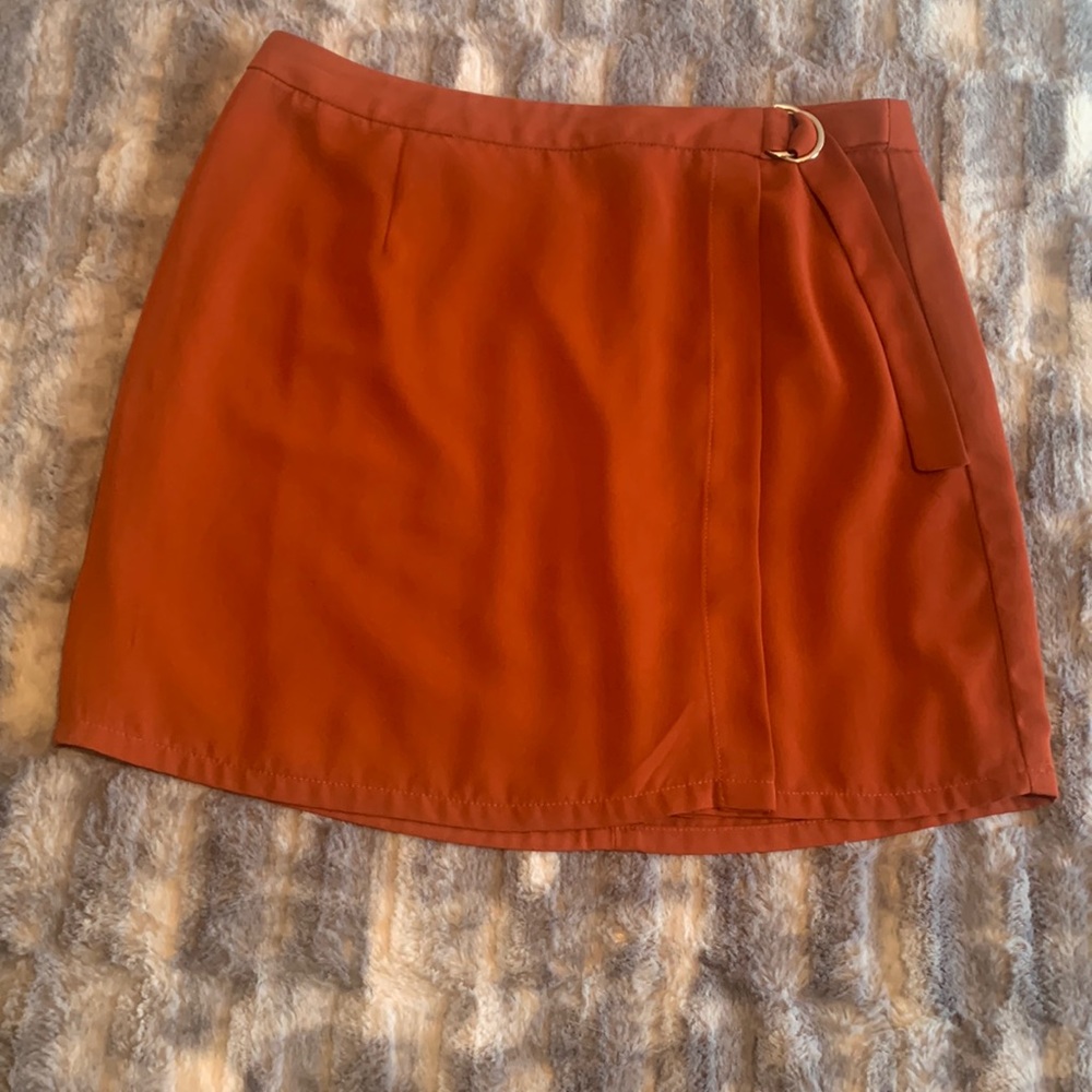 Forever 21 Rust Orange Size L Skirt